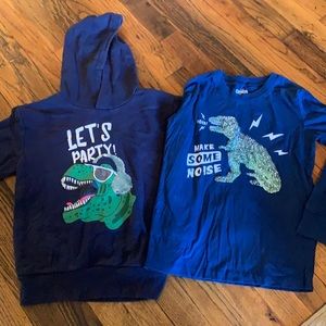 Dinosaur sequin bundle size 8